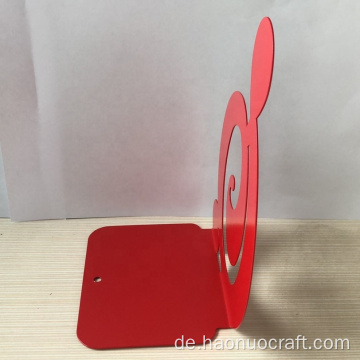 Kreative Persönlichkeit roter Notizbuchständer aus Eisen